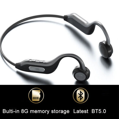 Portable Sports Bone Conduction Headphones MP3 Playing Function Earphone With 8G memory Card Open Ear Bluetooth Headset Hot Sale