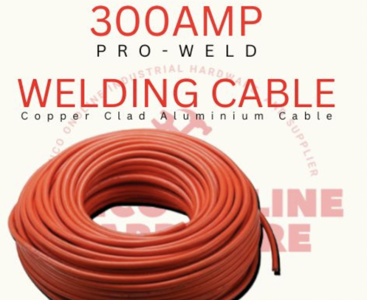 Malaysia Stock Fast Shipping 300AMP PROWELD COPPER WELDING CABLE 1 METER (Made In Thailand