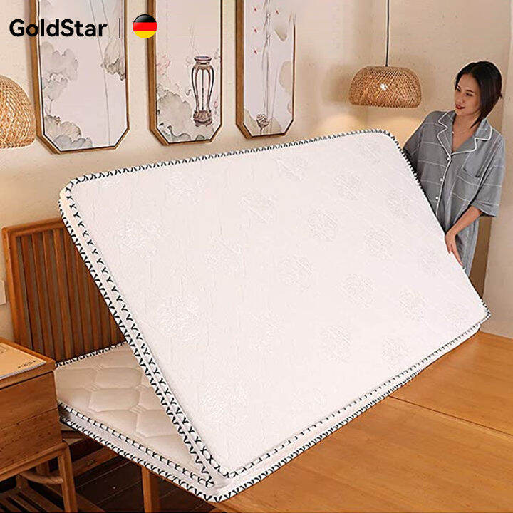 Tatami fold Mattress, Thick Coconut Palm Mattress Pad Orthopedic Coir