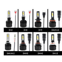 2ชิ้น H4 LED หลอดไฟ LED ไฟหน้า H1 H7 H8 H11 HB3 HB4 60วัตต์ LED ไฟ4สีแฟลชโคมไฟรถยนต์รถยนต์ LED โคมไฟหัว12โวลต์24โวลต์