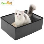 Edenpetz Hộp Vệ Sinh Gấp Gọn Đơn Giản Cho Mèo Có Thể Gập Lại Nhà Vệ Sinh