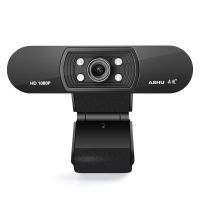 ❦ Webcam 1080P HDWeb Camera with Built-in HD Microphone 1920 x 1080p USB Plug n Play Web Cam Widescreen Video