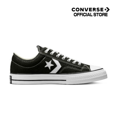 Converse รองเท้าผ้าใบ Sneaker คอนเวิร์ส STAR PLAYER 76 PREMIUM CANVAS OX BLACK Unisex ( A01607C ) A01607CH2BKXX