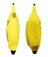 Banana Costume Fancy Dress Outfit Men Women Unisex Funny Stag Yellow Fruit Party