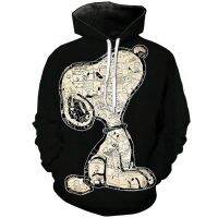 2023 NewCLOOCL PEANUTS Comics Snoopy 3D พิมพ์ผู้ชายผู้หญิง Hoodies ลำลอง