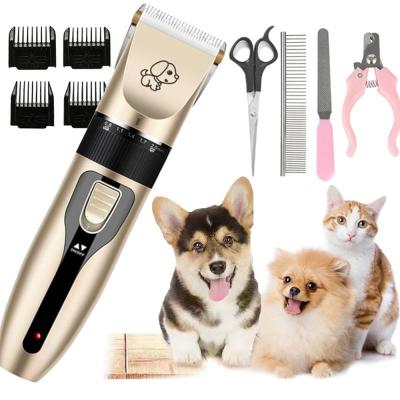 Electric Hair Trimmer Dog Cat Multi Functional Shaver Waterproof Hair Remover Set Hair Clipper Trimmer Cleaning Supplies