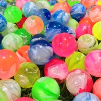 10Pcs/lot Rubber Cloud Bouncy Balls Funny Toy Jumping Balls Mini Neon Swirl Bouncing Balls for Kids Sports Games Toy Balls