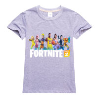 เสื้อยืดผ้าคอตตอน100% Fortnites เสื้อผ้าเด็กพิมพ์ลายเด็กหญิงเด็กชายอ่อนเสื้อฤดูร้อนเด็กหญิงเด็กชายแขนสั้น0000