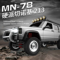 AHlmsm MN78 2.4กรัม RC ขับเคลื่อนสี่ล้อปีนเขารถเชื่อมโยงเลี้ยวรถ RC รุ่นรถควบคุมระยะไกลรถควบคุมของขวัญวันเกิดของเล่นเด็ก