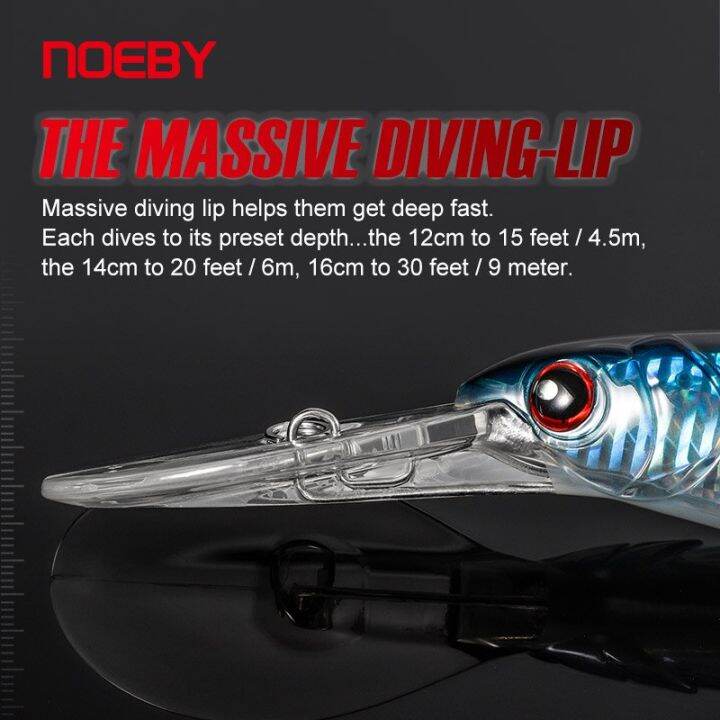 noeby-120มม-ลอยได้ช้า140มม-160มม-เหยื่อปลอมปลา-minnow-เหยื่อล่อปลา-s-trolling-wolers-เหยื่อล่อปลาฤดูหนาวทะเล