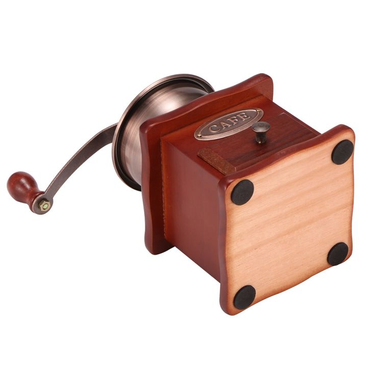 hot-new-1pc-coffeegrinder-woodencoffee-grinder-hand-stainless-steelcoffee-spice-burr-mill-withmillston