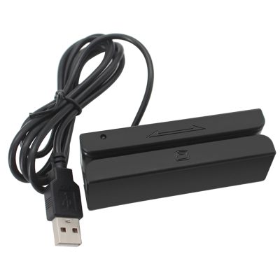 MSR90 USB Magnetic Strip Card Reading Machine Card Reader Stripe 3 Tracks Mini Mag Hi-Co Swiper for USB PC