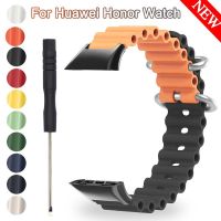 ㍿﹊☍ NEW Excellent DIY style Strap For Huawei Band 6 Pro colorful Silicone Watch Strap For Honor 6 5 4 for huawei watch 7 bracelet