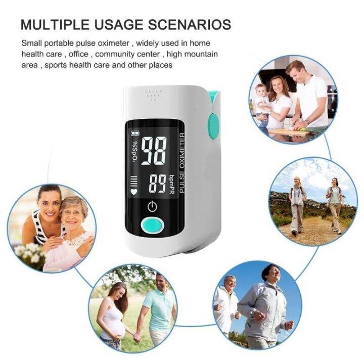 pulse-oximeter-finger-พร้อมส่ง-เครื่องวัดออกซิเจนปลายนิ้ว-สินค้ามาตรฐานส่งออกยุโรป-มีce-mark-แถมถ่านฟรี2ก้อน