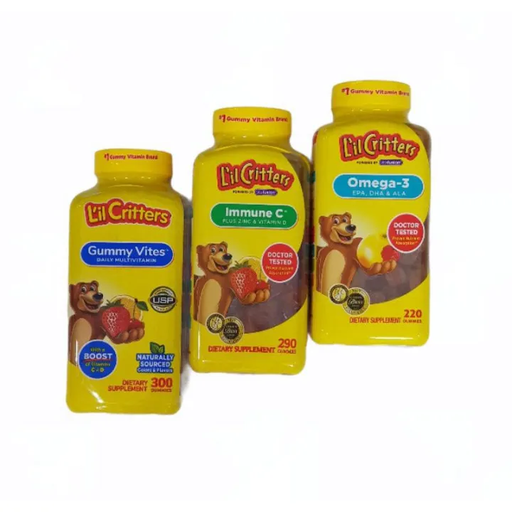 SALE Lil Critters Gummy Vites Multivitamin Immune C Omega 3 Gummies