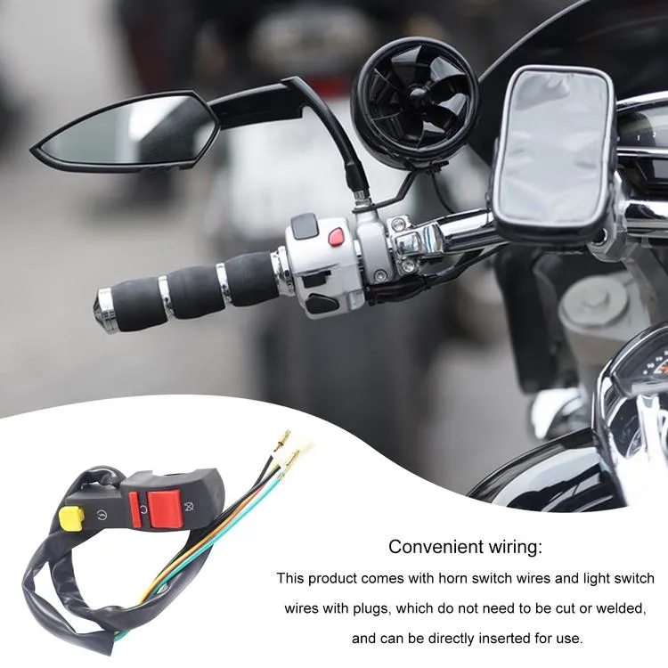 Motorcycle Switch Motorcycle Atv Handlebar Switch Horn Push Button