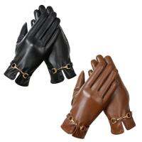 Women Leather Gloves Warm PU Leather Ladies Gloves Sensitive to Touch Screen Water Proof Gloves for Women Mom Grandmother Winter Gift Thanksgiving Day Gift elegant