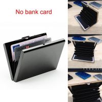 Aluminum Metal Slim Anti-Scan Credit Card Holder RFID Wallet 95*65*12mm Blo U1X1