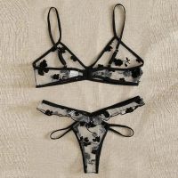 Hot Sale Sexy Lingerie For Women Lingerie Corset Lace Wire Free Racy Muslin Underwear Tops+briefs Lingerie Sets For Women Sexy