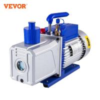 น้ำยาทำความเย็นสุญญากาศเครื่องมือในอากาศ VEVOR ปั๊มสูญญากาศ10 CFM 1 HP เครื่องปรับอากาศสองขั้นตอนปั๊มสูญญากาศ110V สุดยอด