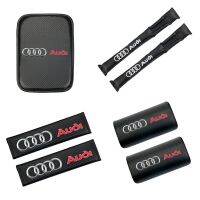 ผ้าคลุมป้องกันผ้าสักหลาดคาร์บอนไฟเบอร์,เคสสำหรับ Audi A4 B6 B8 B7 A5 C6 C5 A6 3D Q3อุปกรณ์เสริมตกแต่งรถหมวกครอปกระจกรถ Q7