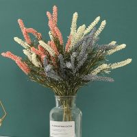 【YF】✗☑❅  1 Bundle Plastic Artificial Flowers Wedding Vase Grain Fake