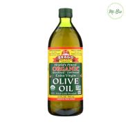 Dầu Olive ép lạnh nguyên chất hữu cơ Extra Virgin 946ml - Bragg USA