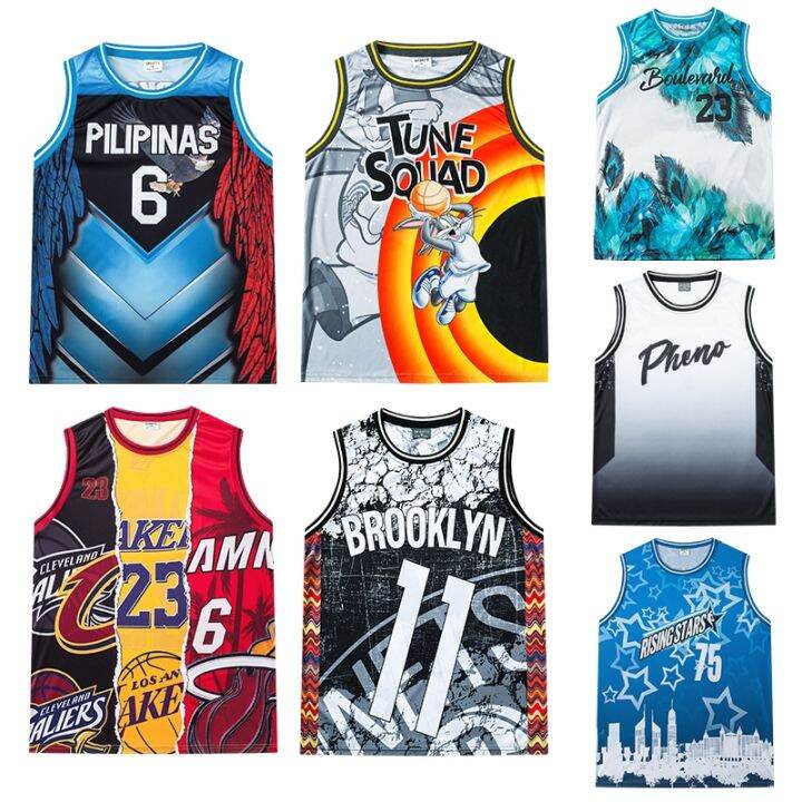 NBA Basketball Jersey For Men Sublimation Short Shirt Sando Pba Jerseys ...