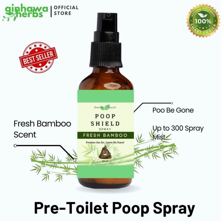 POOP SPRAY FRESH BAMBOO TopRated Poop Spray Effective Odor Buster