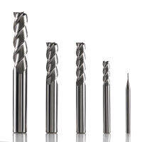 AL-3EL 1-20มม. โซลิดคาร์ไบด์3ขลุ่ยแบน End Mill พร้อมก้านตรง Cnc Milling Cutter ความแม่นยำสูง