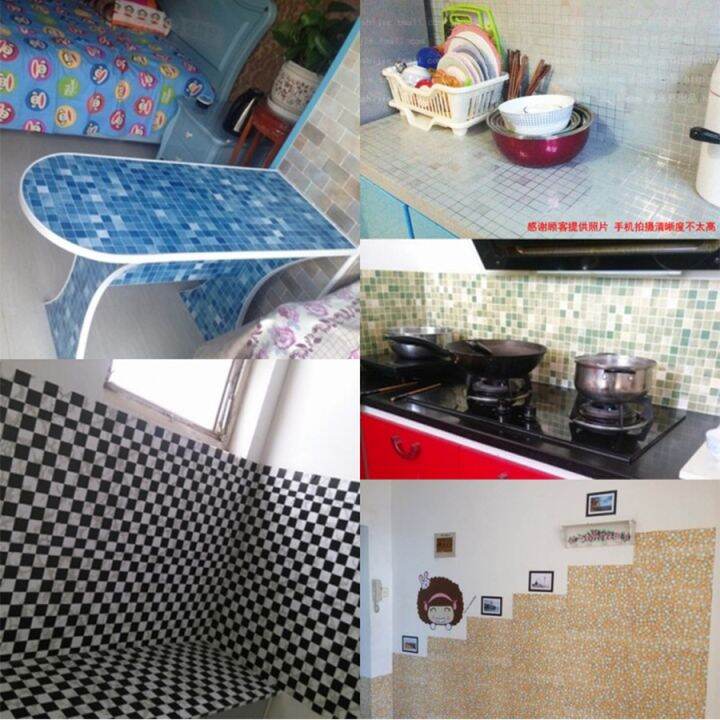 24-home-accessories-pvc-self-adhesive-home-กันน้ำ-moistureproof-toilet-กระเบื้องห้องน้ำโมเสคสติ๊กเกอร์ติดผนังเตาครัว-oilproof-ฟิล์มตกแต่ง