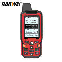 NANWEI GPS Land Area Measure Handheld USB Navigation Track Area Calculation Meter Backlit LCD Automatically Trajectory Meter with Slope Vehicle and Manual Fix Mode Measure Distance Area