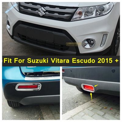 อุปกรณ์เสริมโครเมียมด้านนอกไฟตัดหมอก/ไฟเบรคหลังปลอกเบรคสำหรับซูซูกิรุ่น Vitara Escudo 2015 - 2020