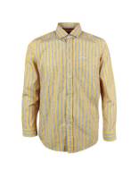 Hybrid Shirt Men ไฮบริด เสื้อเชิ๊ตแขนยาวชาย สีเหลือง (Yellow)MSL-461-YE/WH