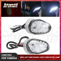 มินิ LED เลี้ยวไฟแสดงสถานะโคมไฟสำหรับ YAMAHA YZF R6 R7 R1 R1M อุปกรณ์มอเตอร์ไซค์รถจักรยานยนต์เลี้ยวไฟ