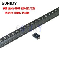 ไดโอด SMD 100 ชิ้น 0805 SOD-123 1N5819 1N4007 1N4148 SOD123 SOD-323 1206 1N4148WS 1N5819WS B5819WS SOD323 ไดโอด Schottky