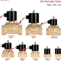 Electric Solenoid Valve 1/4 3/8 1/2 3/4 1 DN8/10/15/20/25/50 Normally Closed Pneumatic for Water Oil Air 12V 24V 220V 110V