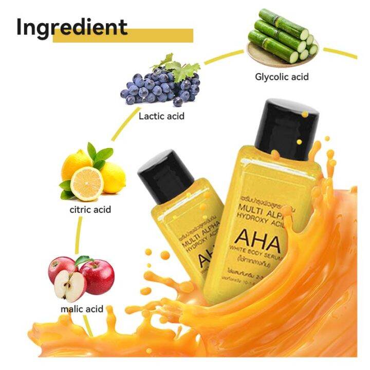 Chemical Peeling AHA Alpha Hydroxy Acid Glycolic Acid Hydrating Brightening Moisturizing