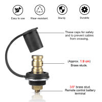 [Auto Era]1คู่แบตเตอรี่ Charger Post 38 "Studs Junction Post Connector Terminal 250A 12V DC Premium Remote แบตเตอรี่ Power Kit