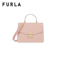 FURLA กระเป๋าถือผู้หญิง รุ่น METROPOLIS S TOP HANDLE MOONSTONE