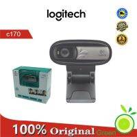 Logitech C170เว็บแคมพร้อมไมโครโฟนดั้งเดิมเว็บแคม USB กล้องปลั๊ก HD และเล่นสำหรับกล่องแท็บเล็ตทีวีของผู้ชายแล็ปท็อปโน้ตบุ๊ค PC