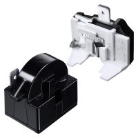 2X QP2-4.7 PTC Starter Relay 1 Pin Refrigerator Starter Relay and 6750C-0005P Refrigerator Overload Protector