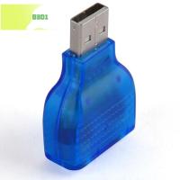 B3D1 1PCS ขายส่ง แล็ปท็อป USBPS2 ตัวแปลง ใหม่ ตัวเชื่อมต่อ ดี หนู แป้นพิมพ์ อะแดปเตอร์ USB เป็น PS2