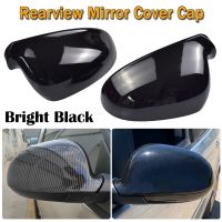 Fashion Bright Black Mirror Cover Rearview Side Mirror Cap For VW Volkswagen Passat B6 R36 Golf 5 Jetta MK5