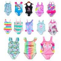 【CC】 2 to14 Years little Child ONE-PIECE Beach Wear New 2022 Fashion Little Printed Swimwear for Kids