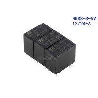 【❉HOT SALE❉】 liuxianpu 5ชิ้น/ล็อตรีเลย์ไฟฟ้าขนาดเล็ก Hrs3-s-dc5v-a Hrs3-s-dc12v-a 4pin 10a Hrs3-s-dc24v-a