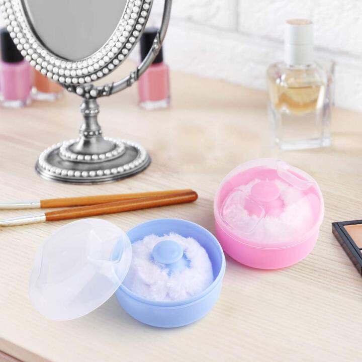 Baby Body Cosmetic Powder Puff Kit Sponge With Case Container Lazada PH