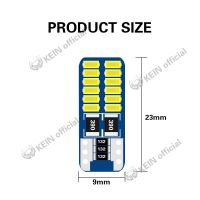 KEIN หลอดไฟ คุณภาพสูง W5W T10 LED สำหรับประดับป้ายทะเบียน ขนาด 28 มม. 31 มม. 39 มม. 42 มม. 1 ชิ้น