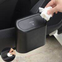 hot【DT】 Car Trash Can Hanging Garbage Organization With Lid Multifunctional Folding Automotive Storage