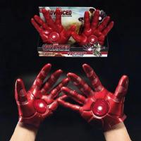 Marvel Avengers 4 Endgame Iron Man Infinity Gauntlet Halloween Cosplay Latex Gloves Superhero Weapon Action Figure Kids Toy